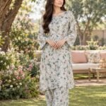 Elegant Floral Unstitched 2PC