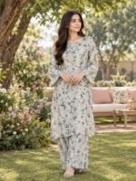 Elegant Floral Unstitched 2PC