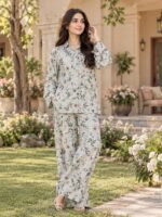 Elegant Floral Unstitched 2PC - Image 2